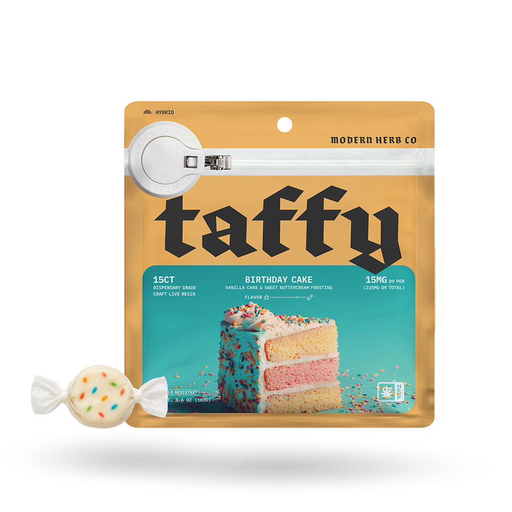 Live Resin D9 Taffy | Birthday Cake (Hybrid)