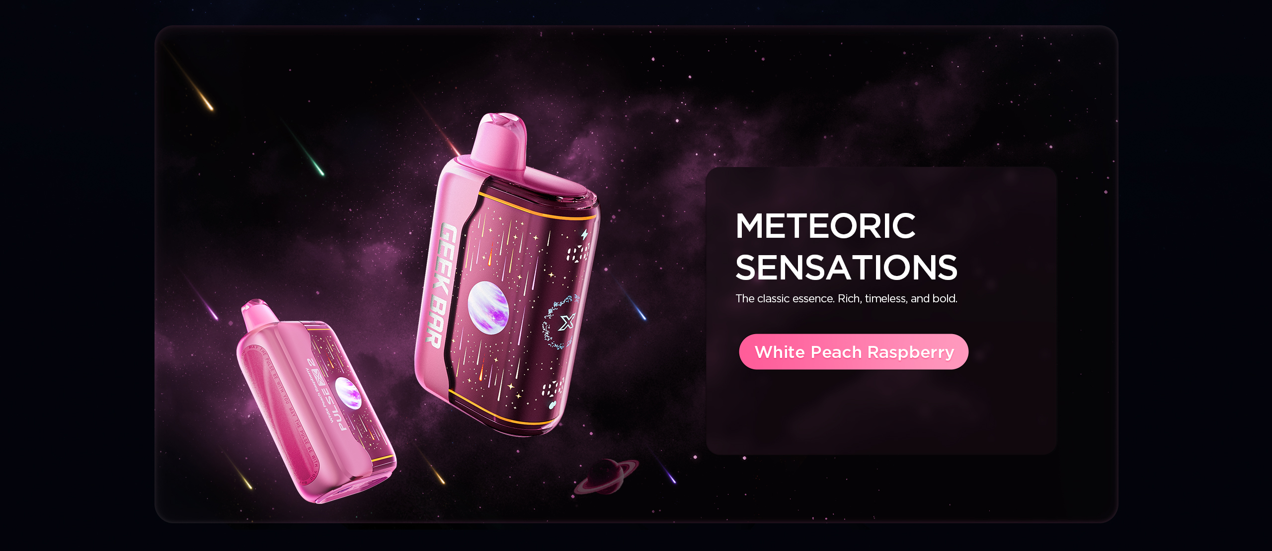 Geek Bar | Pulse X2 50,000 Puff - White Peach Raspberry